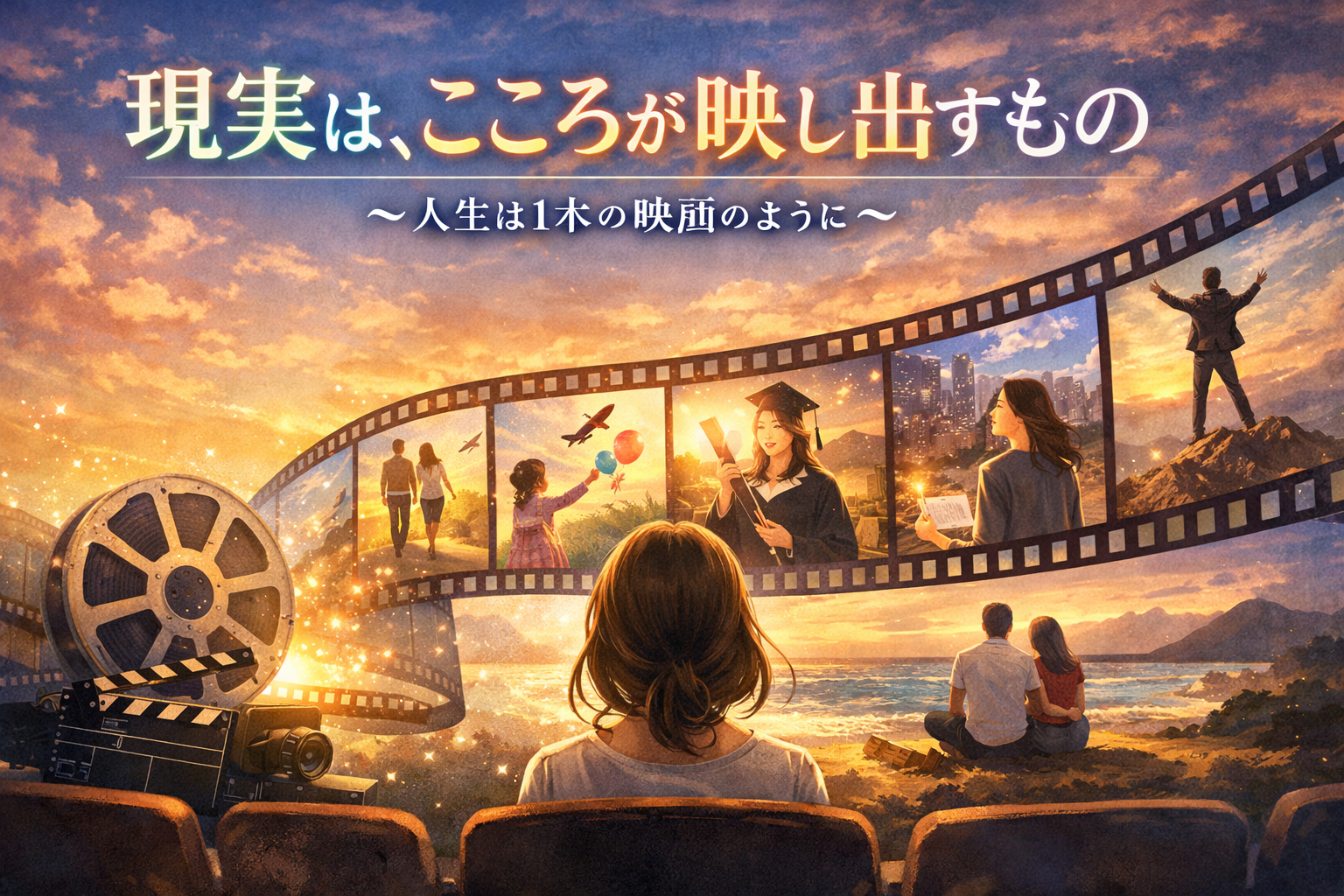 こころのしくみ① 現実は、こころが映し出すもの～人生は1本の映画のように～